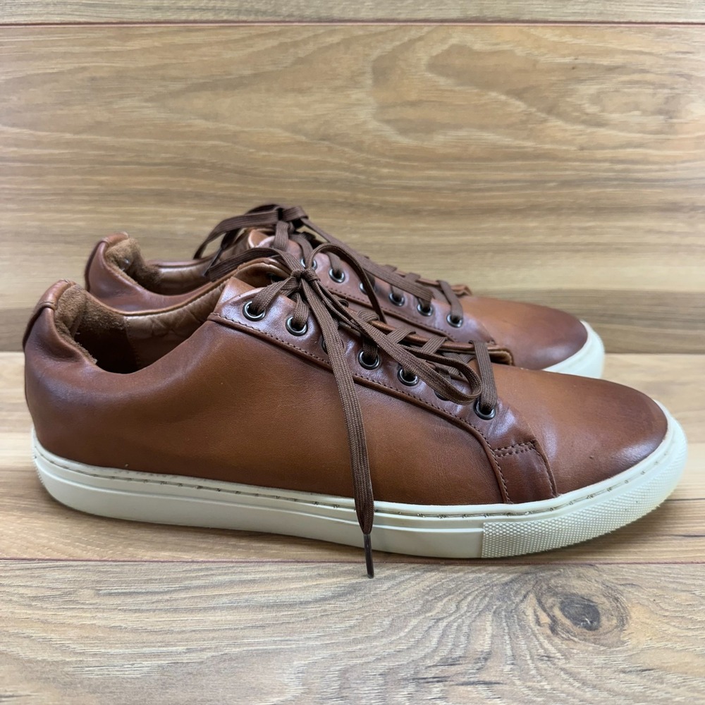 Thursday Boot Company Mens Premier Low Top 10 Brown Leather Sneakers NO INSOLES